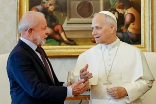 Imagem referente à matéria: Lula se reúne com Papa Leão XIV no Vaticano