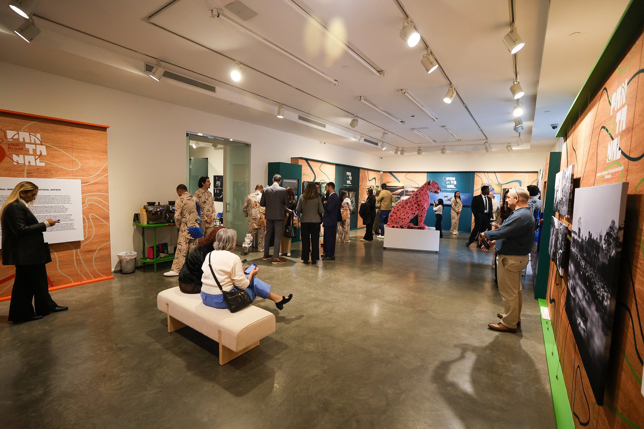 Exposição imersiva leva exuberância do Pantanal brasileiro ao coração dos EUA