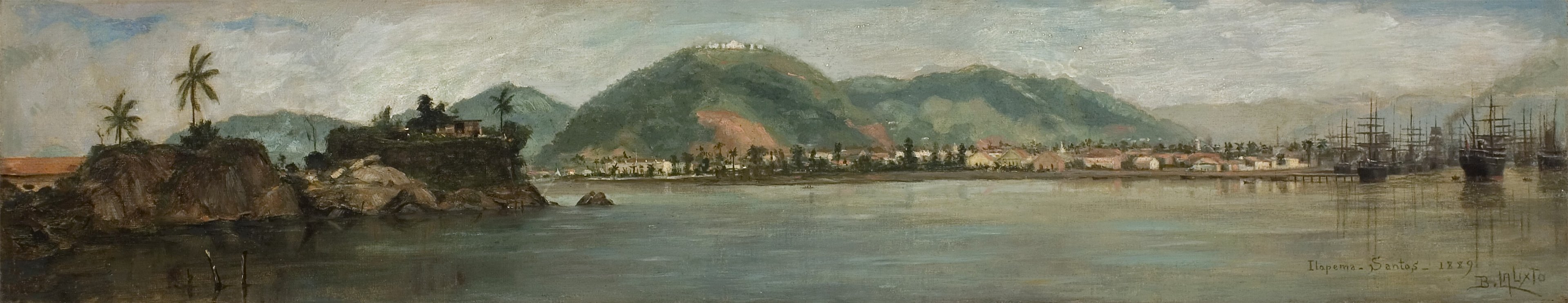 Itapema - Santos (1889), de Benedito Calixto
