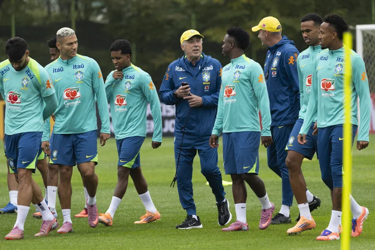 O amistoso que prepara a Seleção para a Copa do Mundo de 2026 terá transmissão ao vivo pela TV Globo, GETV e pelo canal SporTV. (EFE/EPA/JEON HEON-KYUN)