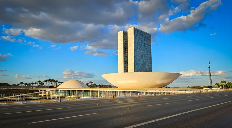 The National Congress of Brazil. Building designed by Oscar niemeyer. It is composed in the Chamber of Deputies and the Federal Senate. (Alison Calazans/Getty Images)