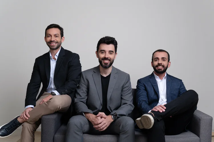 Diogo Sobral, Rafael Tavares e Rodrigo Lemos, da Usabit: embrião da Usabit nasceu com a criação de sites ainda na adolescência (Usabit/Divulgação)