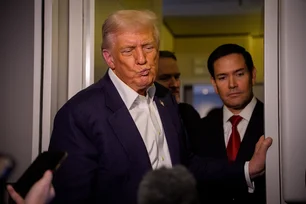 Imagem referente à matéria: 'Não é apropriado', diz Trump sobre teste de míssel da Rússia