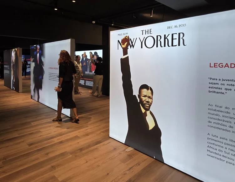 Exposição de Mandela é gratuita e vai até 30 de novembro (Sofia Schuck)