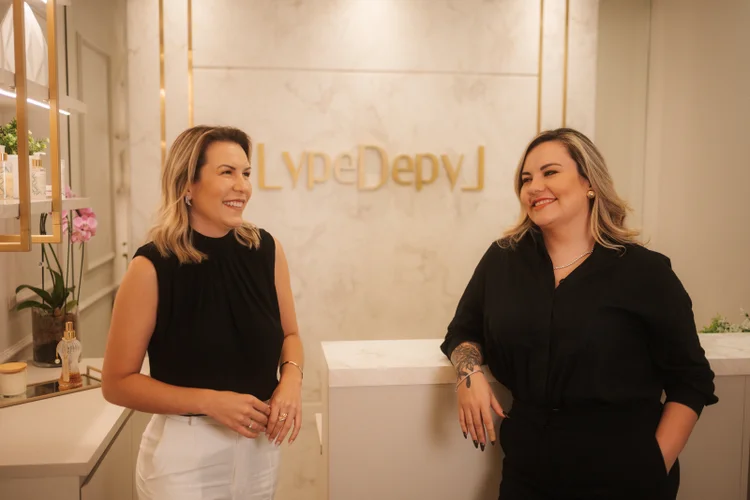 Leyde e Jhosy Ludwig Pereira, fundadoras da LypeDepyl: empresa foi fundada em 2022 e mira faturar R$ 26 milhões este ano.