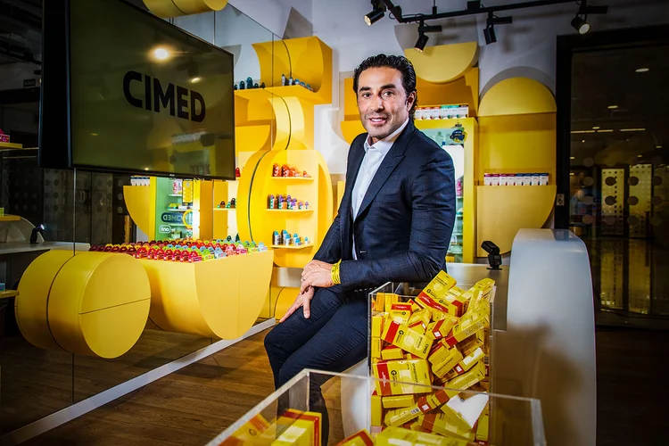João Adibe, CEO da Cimed: “O Brasil anda de lado, e é nesse cenário que eu consigo enxergar as brechas para crescer” (Leandro Fonseca /Exame)