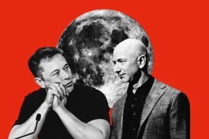 Imagem referente à matéria: Briga nas galáxias: Nasa pode trocar Musk por Bezos para chegar à Lua