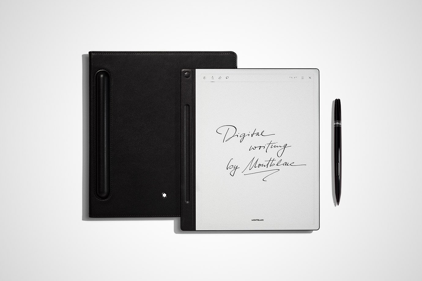 A arte de escrever com uma caneta Montblanc. Mas agora em uma tela digital