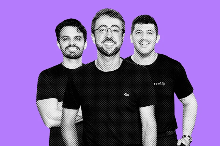 Evandro Turatto, Bruno Meurer e Airton Pimentel, sócios da Nest Shipping: “As pessoas precisam se sentir reconhecidas. Quando você aposta em bônus e prêmios bem estruturados, não só bate as metas, como conquista engajamento e pertencimento” (Divulgação/Divulgação)