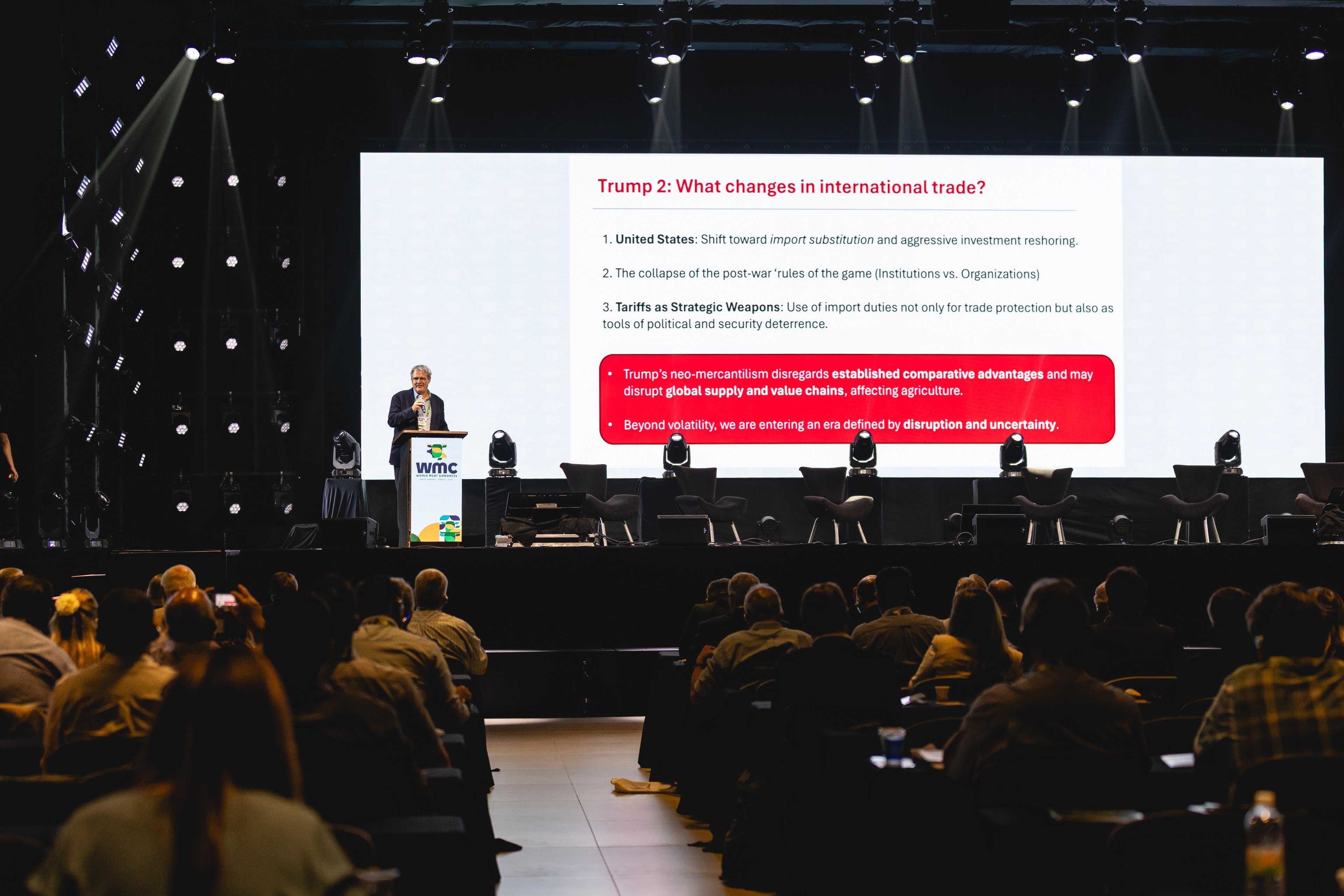 No Congresso Mundial da Carne, Donald Trump e China dominam as conversas