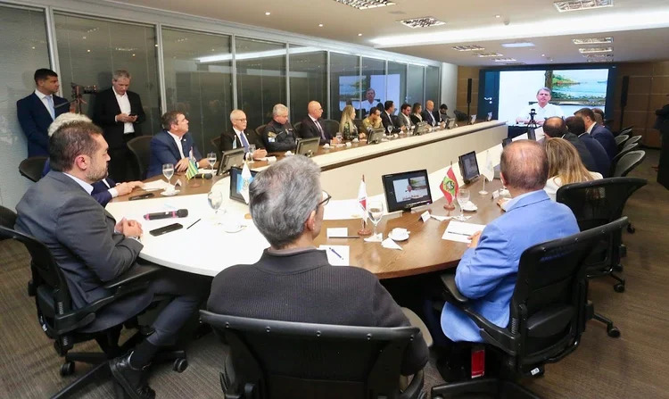 Consórcio da Paz: governadores se unem no Rio para projeto no combate ao crime organizado. (Reprodução/Governo RJ)