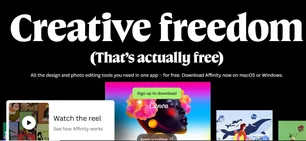 Imagem referente à matéria: Canva adquire Affinity e cria rival gratuito ao Adobe Photoshop
