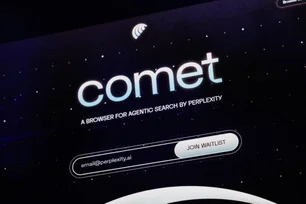 Imagem referente à matéria: Comet agora é gratuito; Perplexity aposta em IA para conquistar usuários