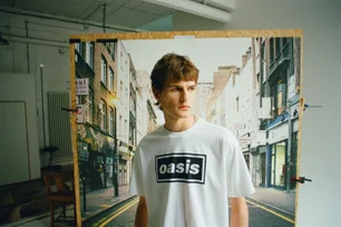 Imagem referente à matéria: Levi’s apresenta collab com Oasis e revive estética dos anos 1990; veja fotos