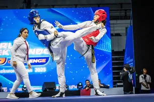 Imagem referente à matéria: Brasileira vence campeonato mundial de taekwondo na China