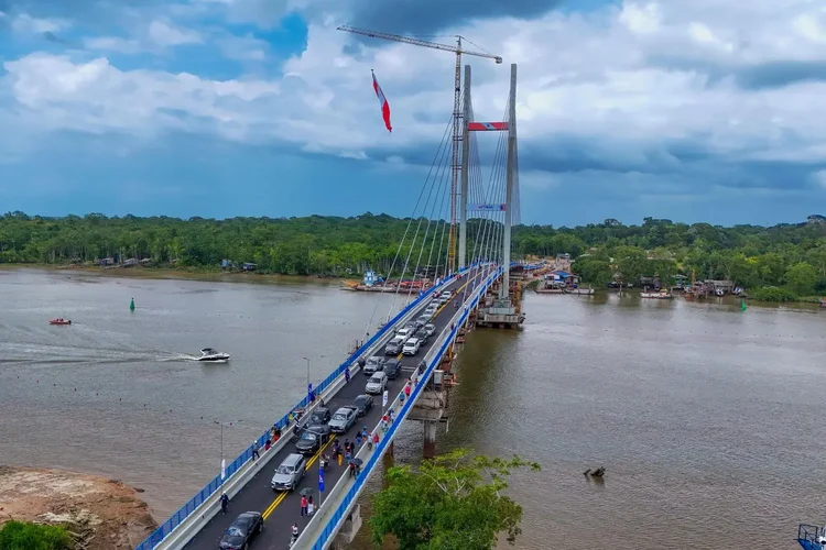 Ponte Pastor Firmino Gouveia: nova ligação entre Outeiro e o Parque da Cidade promete agilizar acesso à COP30. (Divulgação/Agência Pará)