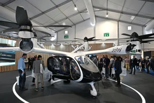 Imagem referente à matéria: 'Carros voadores': empresas dos EUA exibem tecnologia ao público pela primeira vez