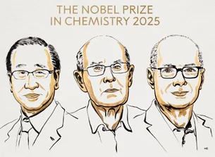 Prêmio Nobel de Química 2025 reconhece criadores das estruturas metalorgânicas