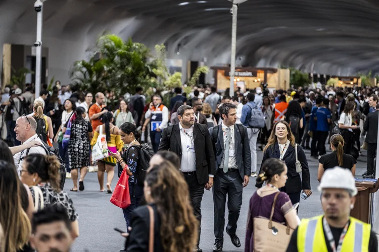 Belém: a COP30 conta com 56.118 participantes inscritos (Eduardo Frazão/Exame)