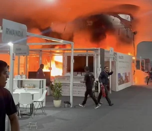 'Num instante tudo pegou fogo': os relatos do incêndio na COP30