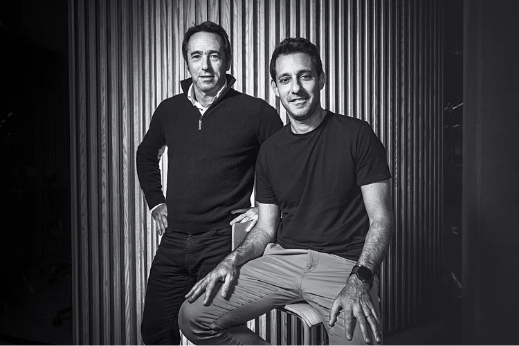 Marcos Galperin e Ariel Szarfsztejn do Mercado Livre: sucessão estudada  (Leandro Fonseca /Exame)