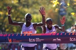 Imagem referente à matéria: Benson Kipruto e Hellen Obiri vencem a Maratona de Nova York