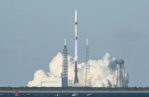 Imagem referente à matéria: Blue Origin lança supernave, pela 2ª vez, em missão para estudar Marte