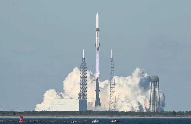 Blue Origin: empresa de dono da Amazon lança foguete nesta quinta-feira (CHANDAN KHANNA/AFP/Getty Images)