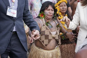 Imagem referente à matéria: Protesto fecha entrada oficial da COP30 nesta sexta-feira