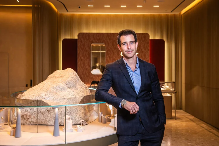 Fernando Dryzun: segunda geração à frente da joalheria Dryzun
 (Leandro Fonseca /Exame)