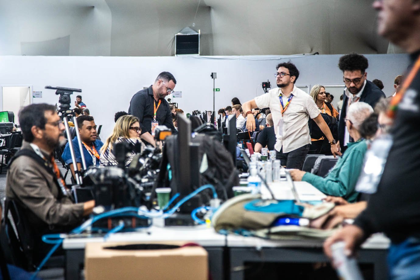 COP30 - Belem - Sala de Imprensa

Foto: Leandro Fonseca
Data: 06/11/2025