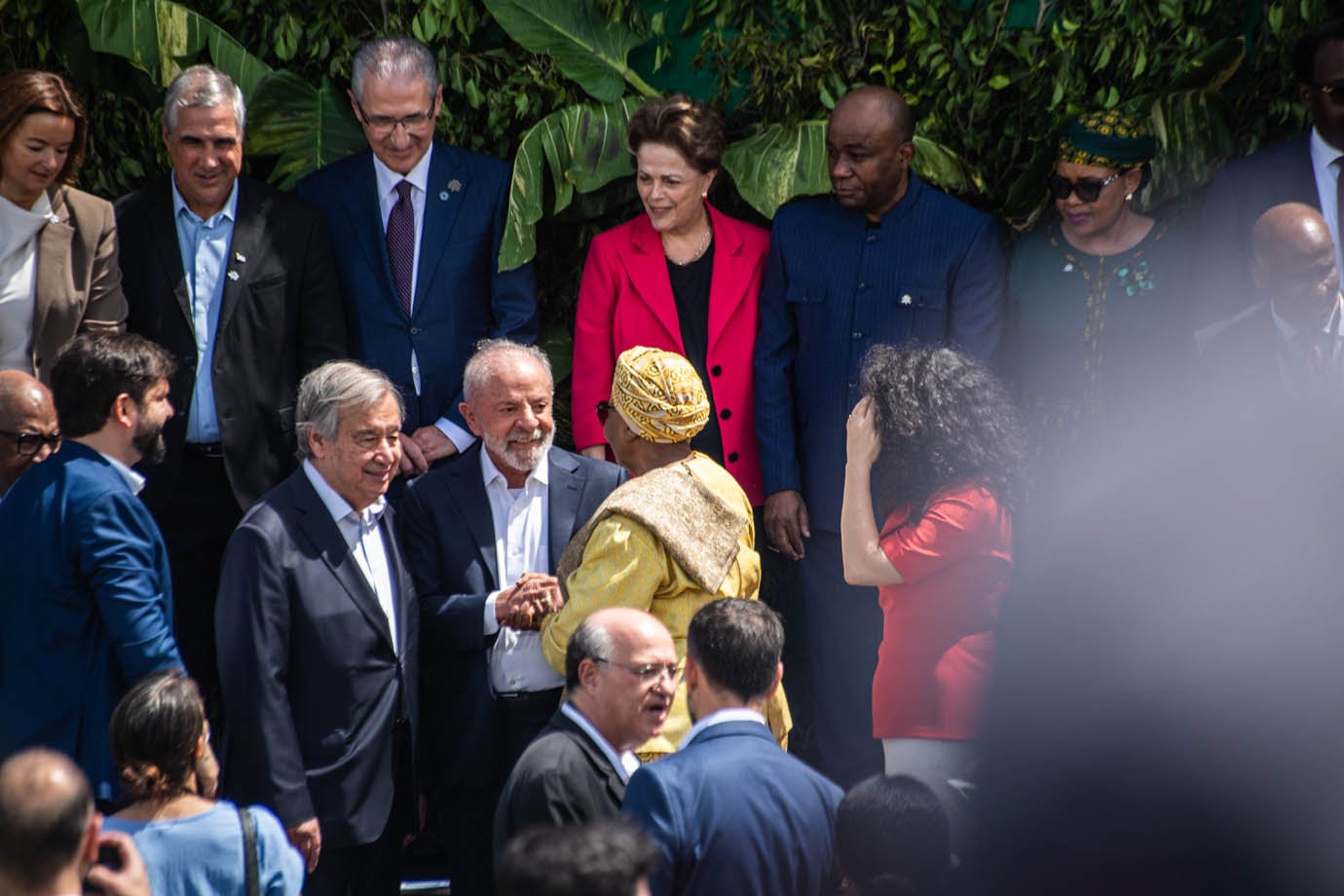 COP30 - Belem - Foto de Familia - Lula na foto oficial - Líderes posam para foto de família na Cúpula pré-COP30 em Belém

Foto: Leandro Fonseca
Data: 07/11/2025