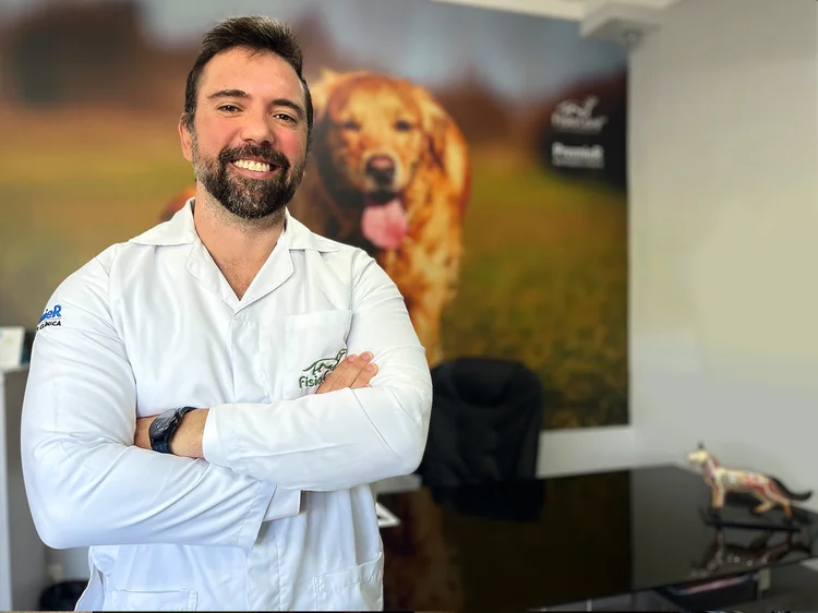 Ricardo Lopes, fundador da Fisio Care Pet: "Nosso diferencial está na qualidade dos médicos veterinários e na força da nossa marca"