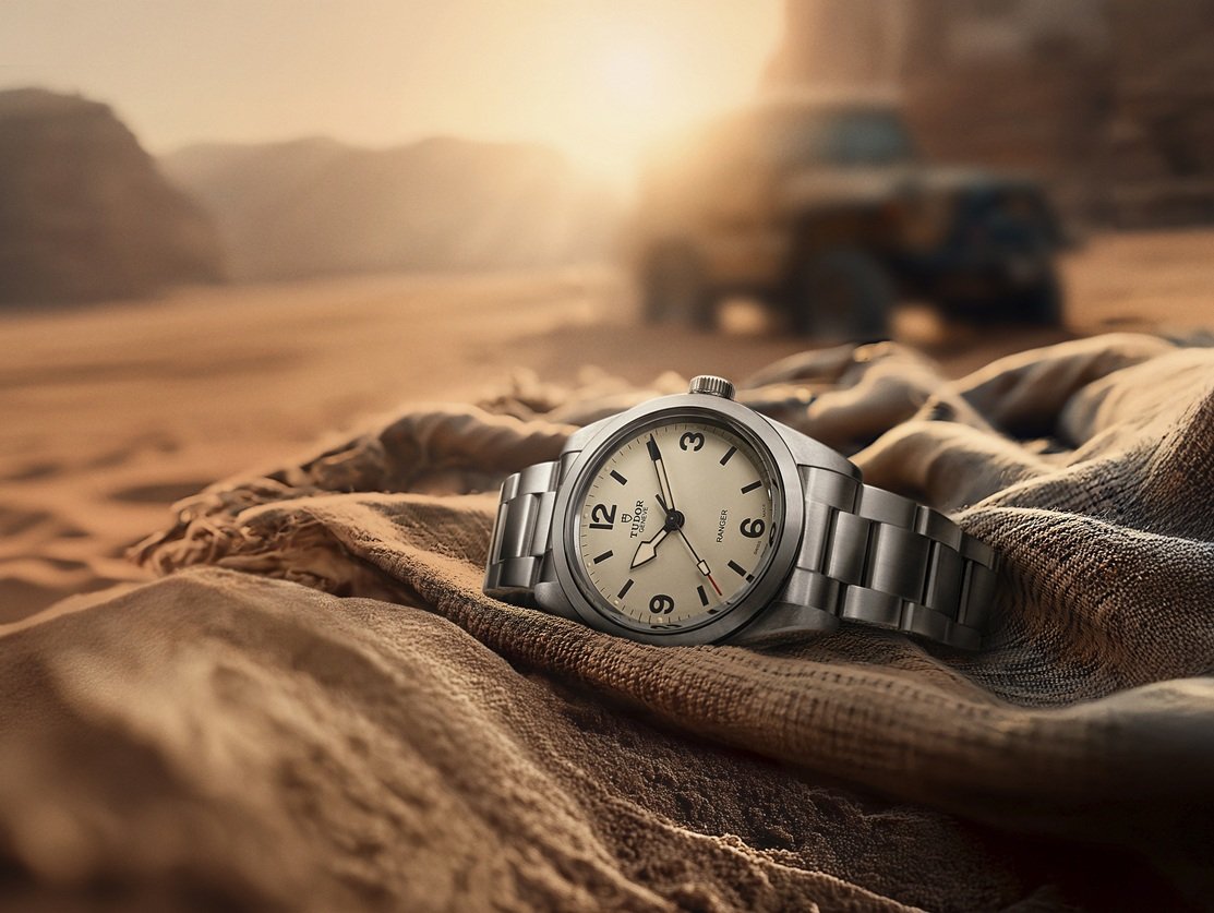 A Tudor apresenta relógio Ranger menor e com mostrador cor de areia