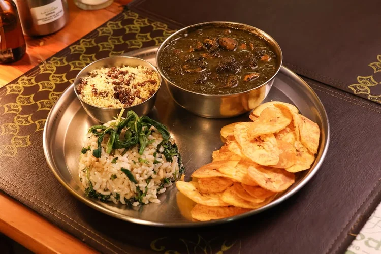 Govinda, restaurante vegetariano de Belém, espera levar à COP30 cardápio com ingredientes da culinária paraense a sabores inspirados na Índia. (Divulgação)