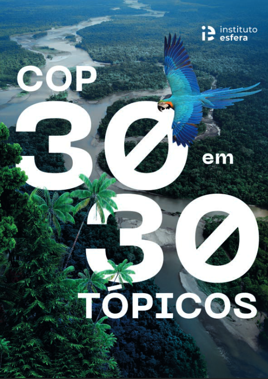 COP30 em 30 tópicos: Instituto Esfera aponta temas para o futuro