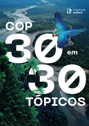 COP30 em 30 tópicos: Instituto Esfera aponta temas para o futuro