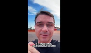 Assista vídeo de Flávio Bolsonaro que motivou ordem de prisão do ex-presidente