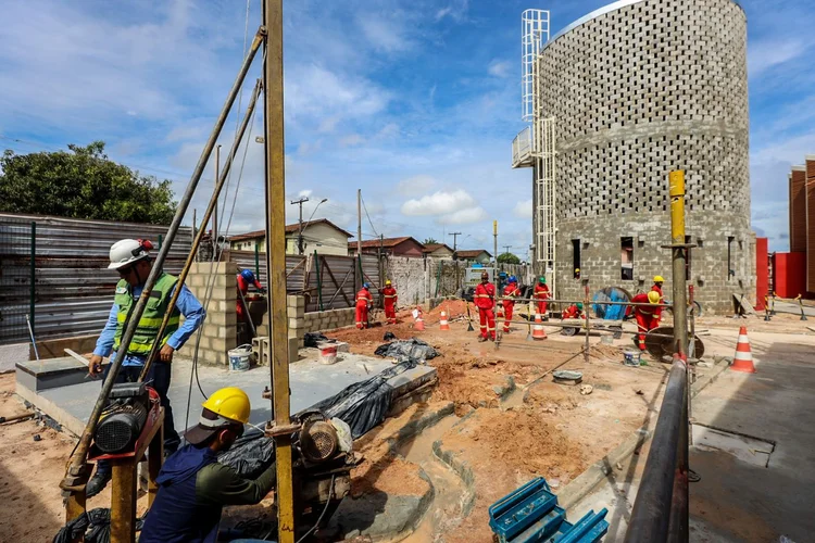 Construção civil no Pará: estado criou mais da metade dos postos formais de trabalho da região Norte em outubro deste ano (Bruno Cruz/Agência Pará/Divulgação)