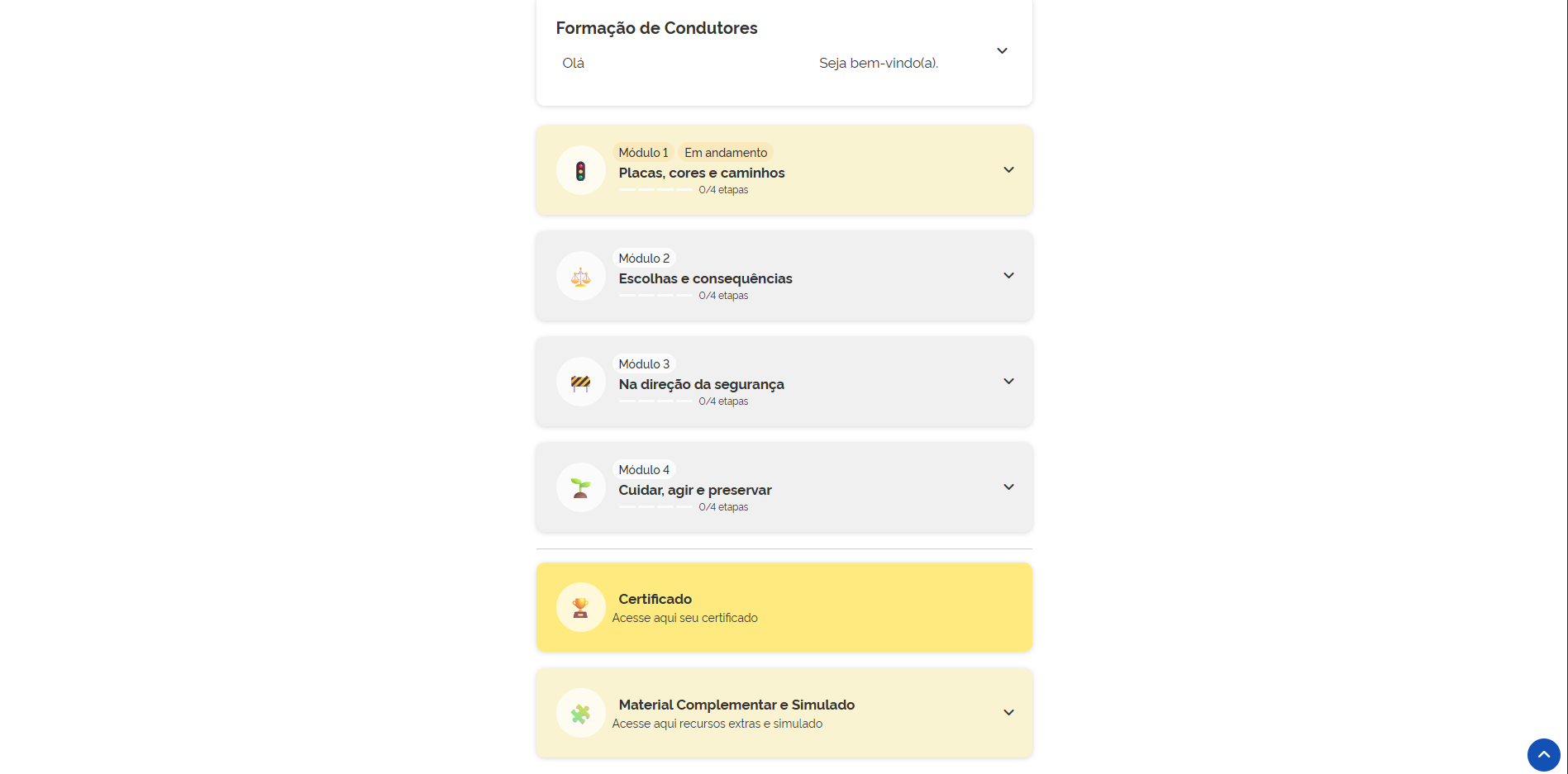 Curso teórico disponibilizado pelo Governo Federal terá quatro módulos, com quatro aulas cada