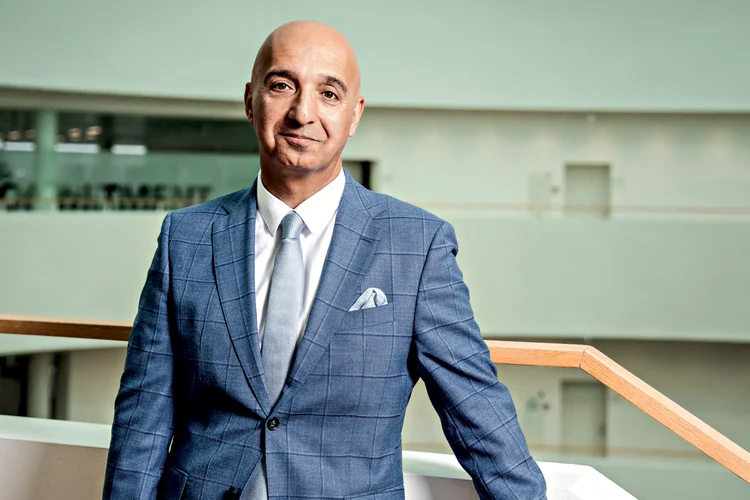 Maziar Mike Doustdar, CEO da Novo Nordisk: plano de lançar versão oral do princípio ativo do Ozempic promete ampliar o acesso ao tratamento (Mads Claus Rasmussen/Ritzau Scanpix/AFP/Getty Images)