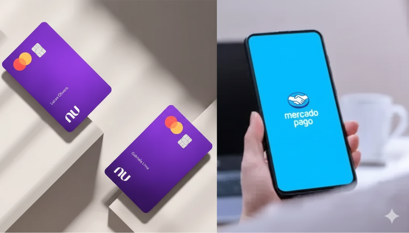 Nubank e Meli puxam um terço da expansão de cartão de crédito no Brasil