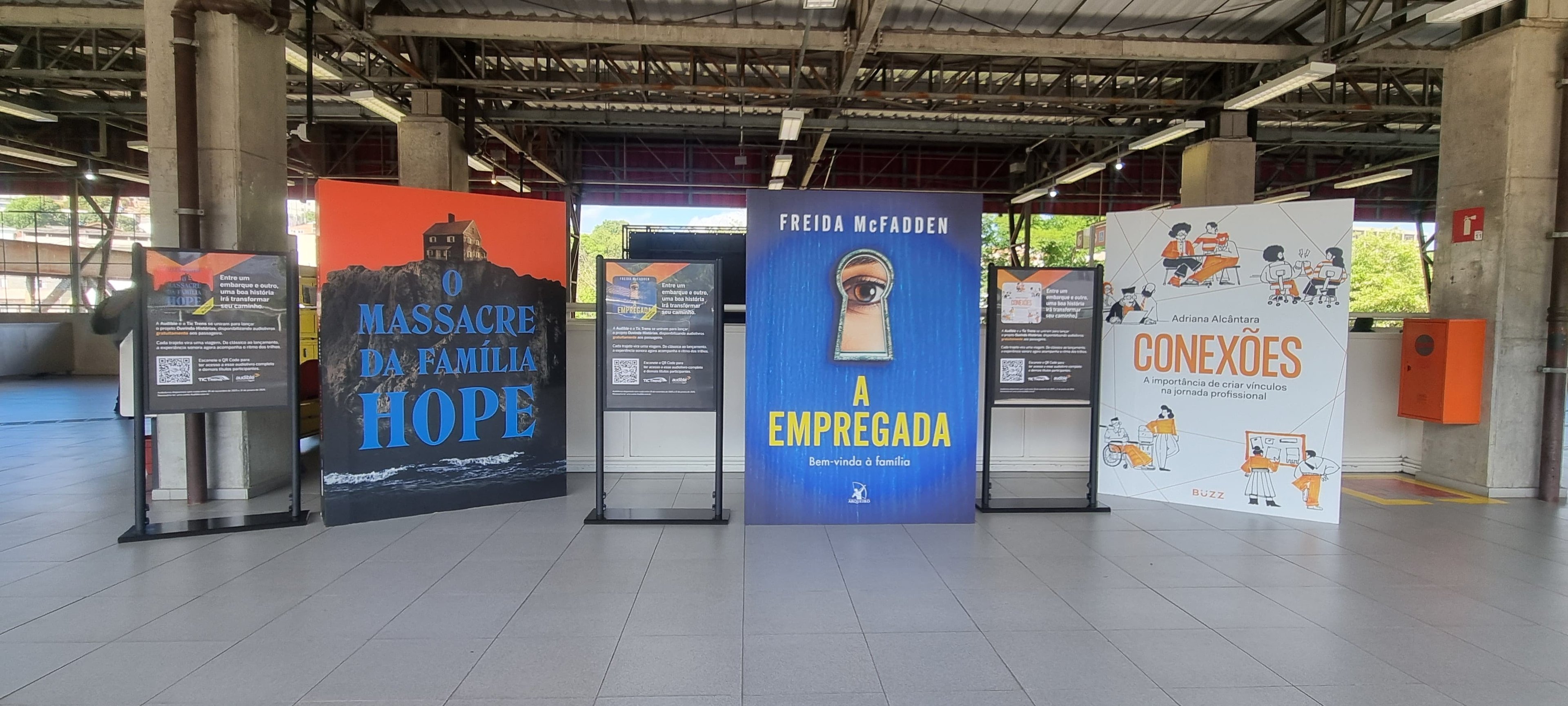 Linha 7-Rubi vira biblioteca de audiobooks gratuita (e instagramável)