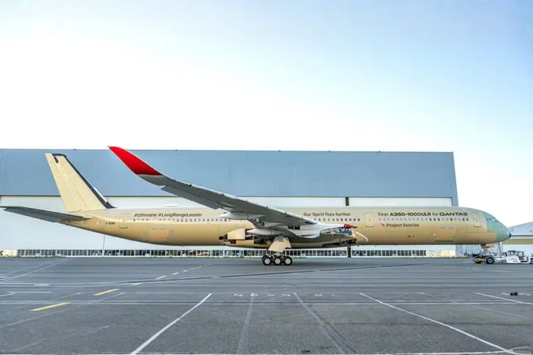 Voo mais longo do mundo: viagem permitirá aos passageiros ver o por do sol duas vezes (Qantas/ Divulgação)