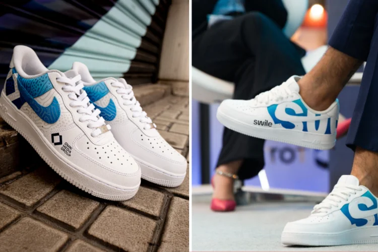 Cada vez mais, sinais sutis — como roupas e acessórios usados por executivos — entram no jogo estratégico de posicionamento corporativo. A vez agora é do tênis  (Swile e Omnimedia Group/Divulgação)