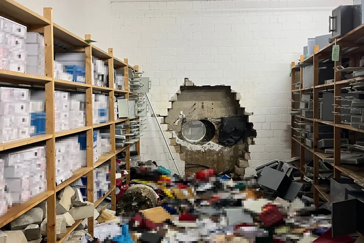 Assalto em banco na Alemanha: parede foi furada com furadeira profissional (AFP /AFP Photo)