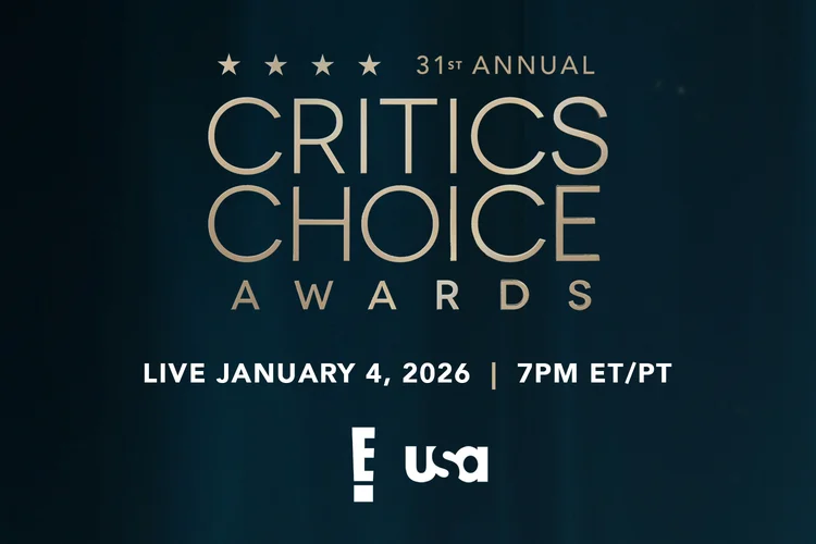 Critics Choice Awards: premiação acontece no dia 4 de janeiro de 2026 (Critics Choice Awards/Divulgação)