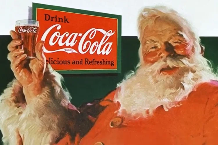Embora a origem do Papai Noel anteceda a Coca-Cola, campanhas publicitárias da empresa tiveram peso na construção da imagem que se conhece hoje (Reprodução/YouTube)