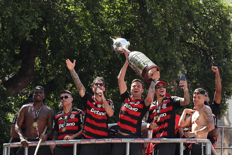 Flamengo: time conquistou seu tetracampeonato da Libertadores no sábado, 29 (Wagner Meier/Getty Images)