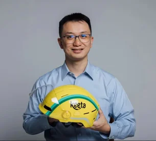 Keeta testa capacete inteligente com entregadores em São Paulo